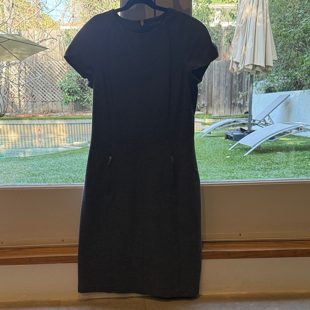 Lauren Ralph Lauren Elegant Black Midi Dress